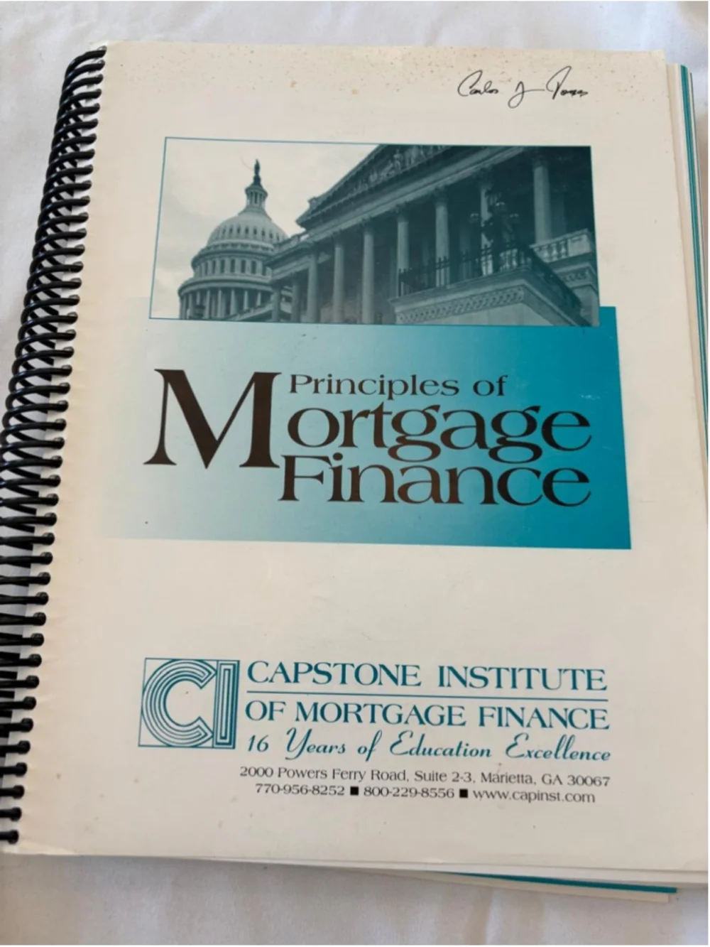 Capstone Institute Mortgage Finance Educational Book Set #E55